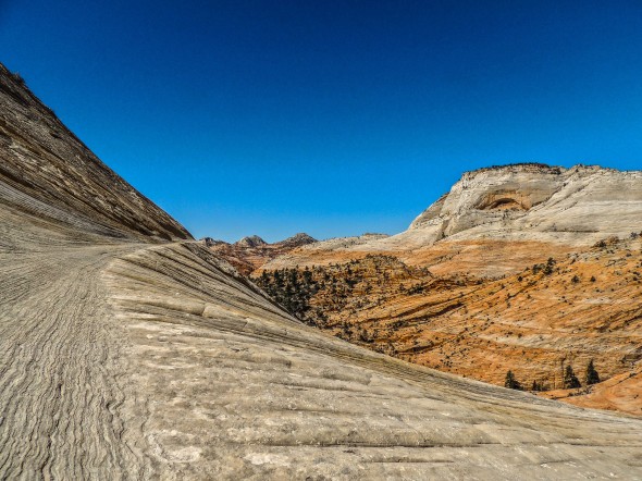 overlooking petroglyph canyon on the approach.