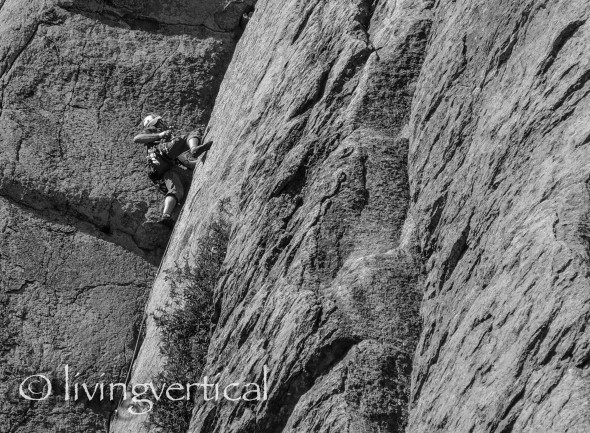 Beautiful pitches of cracks that go on and on...and on.