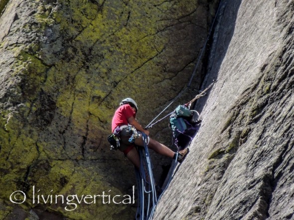 Martin at the belay.