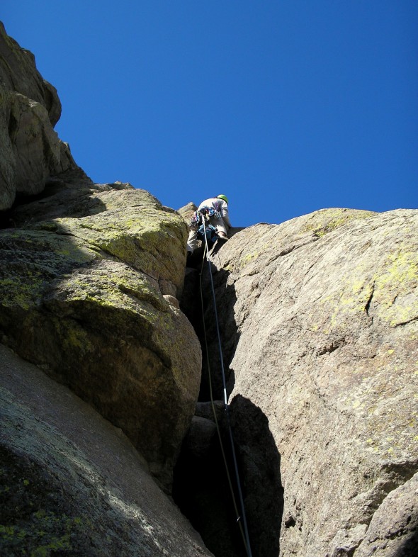 My first trip up Devils Tower in 2009.