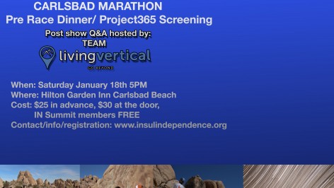 Carlsbad Marathon Pre-Race Dinner/Screening @ Hilton Garden Inn, Wave Crest Ballroom | Carlsbad | California | United States